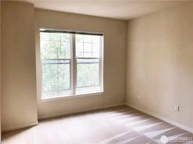 This is the view of the second bedroom which has the same view as the balcony.
