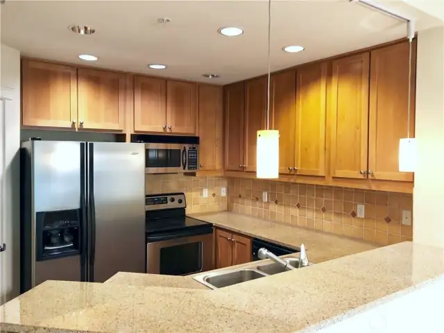 Another view of the kitchen.