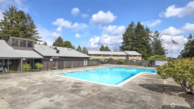 Spend your summers enjoying the sun and community pool right in your own complex!