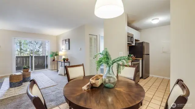 You will love how open this living space is, great for entertaining.