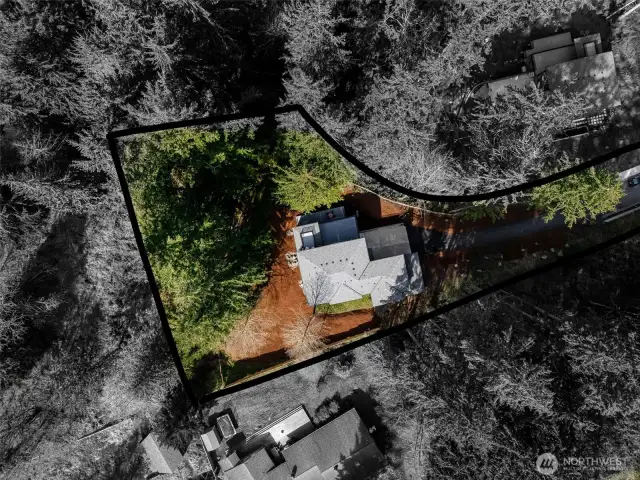 The property size