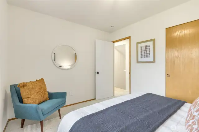 Nice and spacious, closet pictured to the right