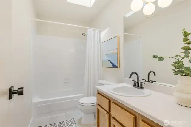 Another full bath on upper floor