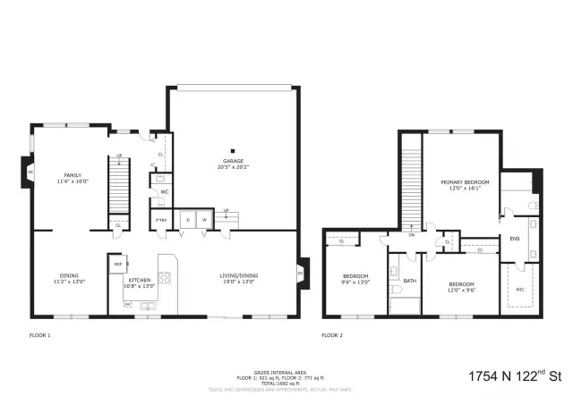 Perfect floorplan with no wasted space - the home lives much larger than the listed sq footage.