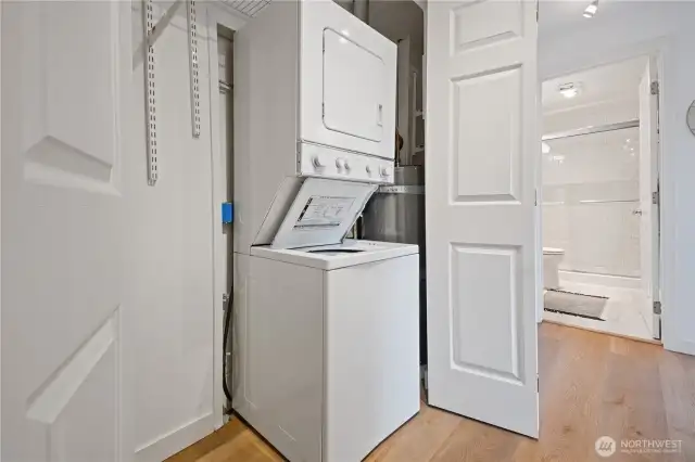 Enjoy the convenience of an in-unit washer and dryer, making everyday living that much easier and more efficient.