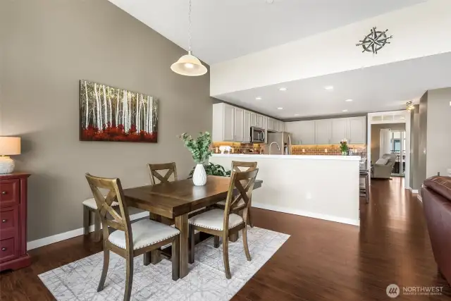 Dining room off the kitchen