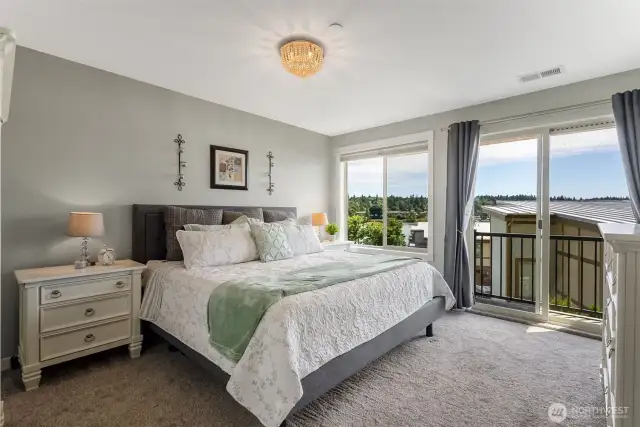 Primary Suite with view of the Sound