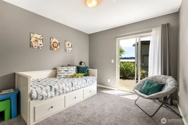 Bedroom 3 with access to patio
