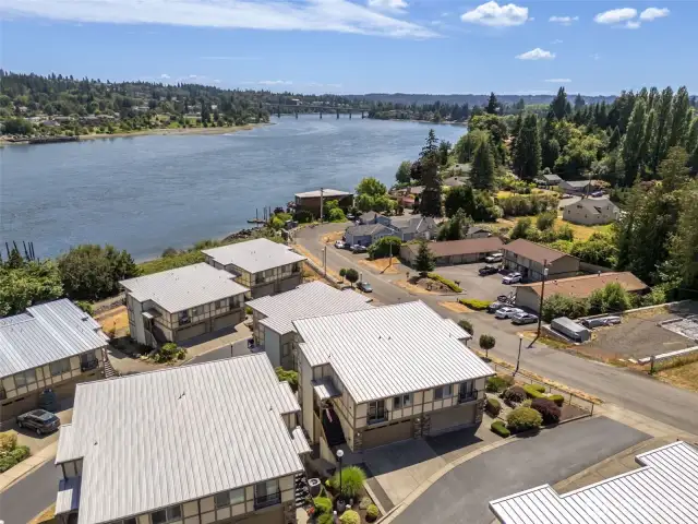 View looking towards Warren Ave Bridge and Sinclair Inlet