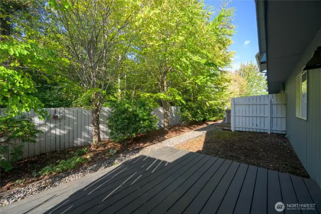 A nice quiet place to relax and enjoy your new home.