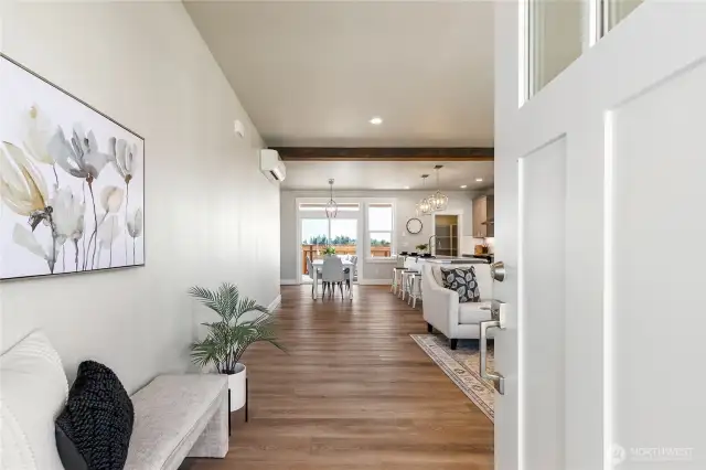 Staged  Entry - photo is for example purposes only and not the actual house.