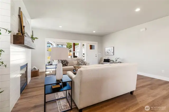 Staged  Living room - photo is for example purposes only and not the actual house.