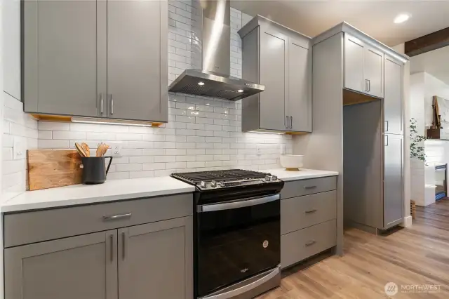 Staged kitchen - photo is for example purposes only and not the actual house.