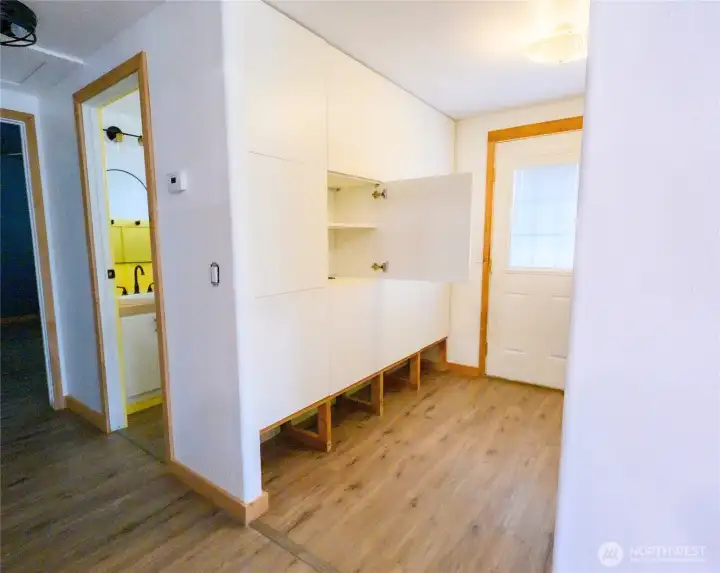 Laundry Room with plenty of storage