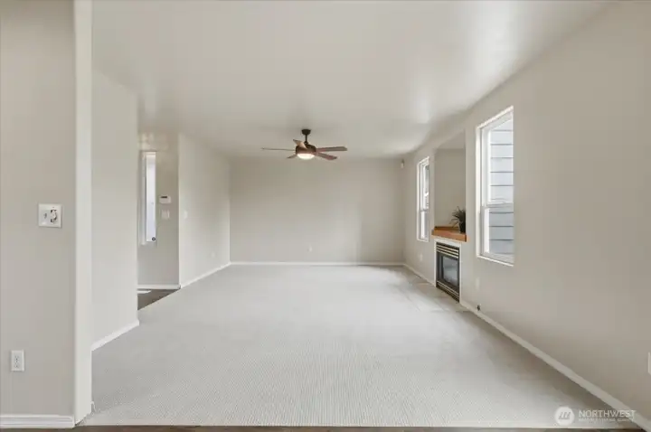 From Kitchen/Dining area looking towards Living Room