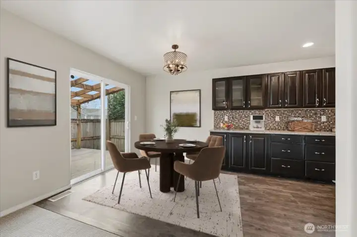 Same photo with virtual staging