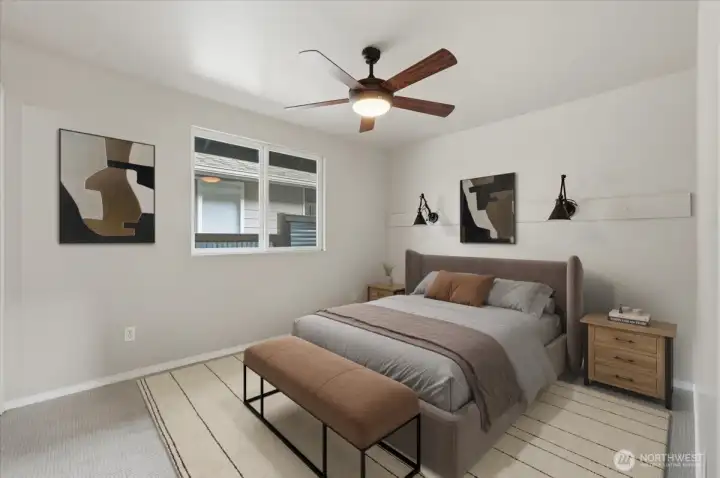 Same photo with virtual staging