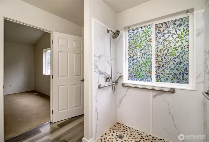 Primary Bath with Walk in Shower