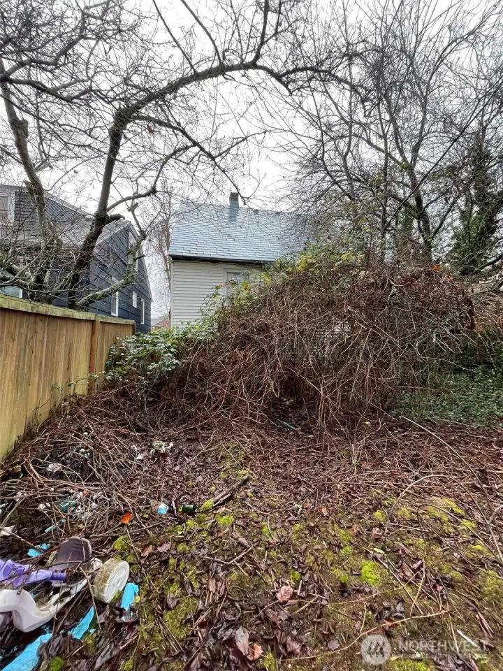 The property sits on a 4,650 square foot lot, with a large backyard.