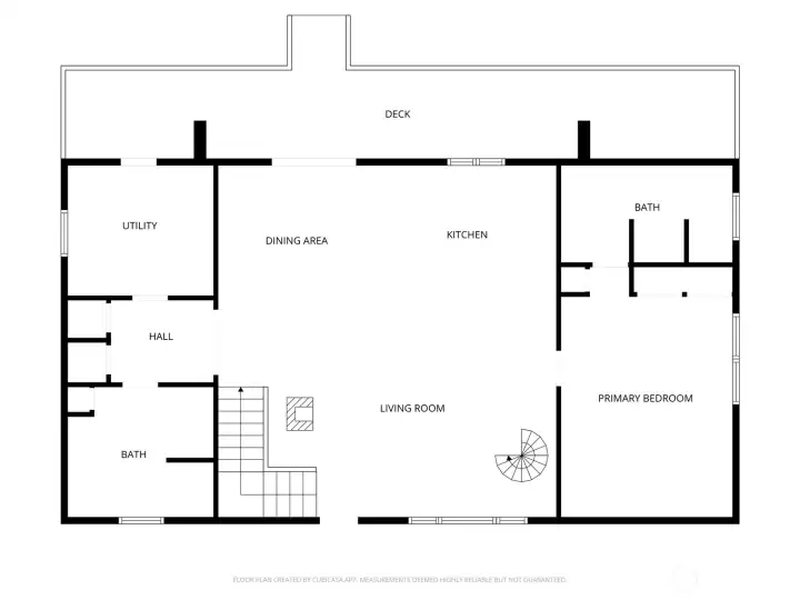 1st Floor. Main floor Primary Bedroom with En Suite Bath.