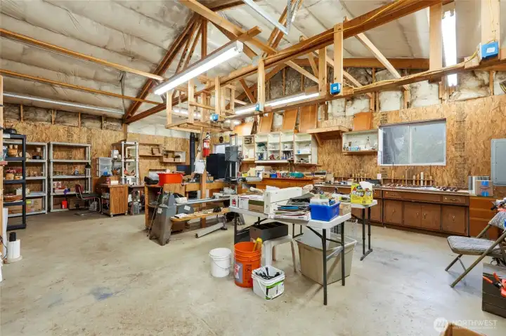 Inside of 32x22' Shop
