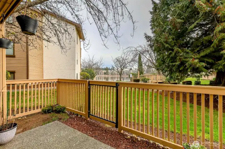 Balcony off living room