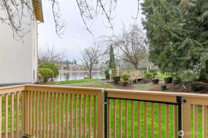 lake view from balcony