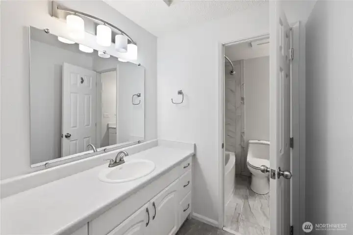 Full bathroom upstairs