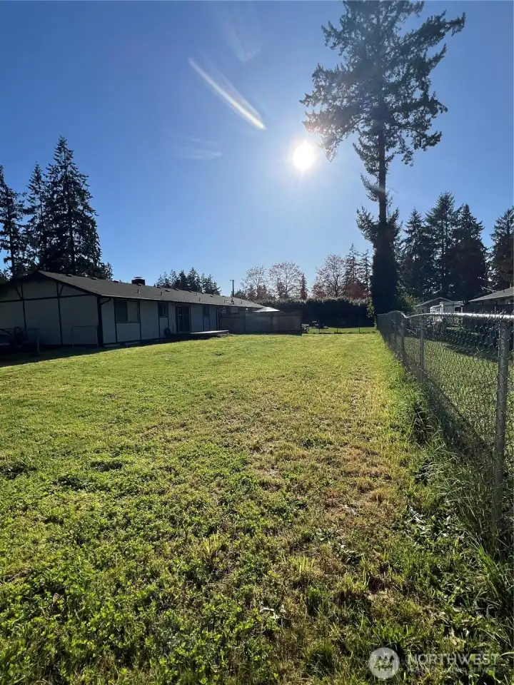 1523 Fully Fenced Back Yard