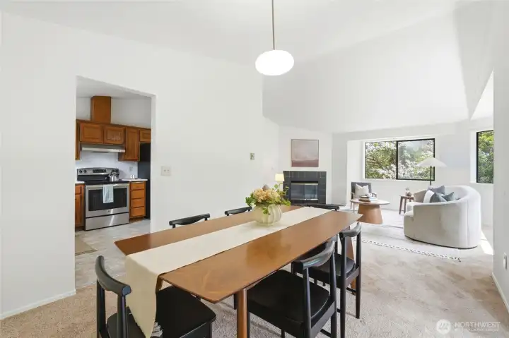 Upgrades include a newer roof, fresh exterior/interior paint, deck, carpet, lighting &remodeled bathrooms.