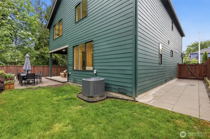 Central A/C, a larger-capacity tankless water heater, and extensive smart-home upgrades bring comfort and efficiency to everyday living.