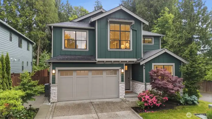 Perfectly positioned in Bothell’s sought-after Canyon Park neighborhood, this beautifully appointed home offers privacy, designer finishes, and exceptional indoor-outdoor living, all within the top-rated Northshore School District. Welcome Home!