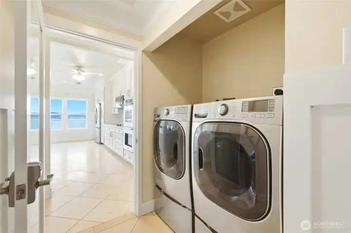 Laundry between Laundry between mudroom & mainfloor kitchen
