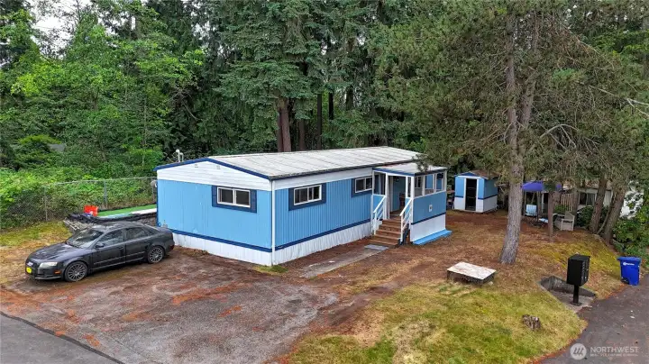 One of the most private lots in Canyon Mobile Park