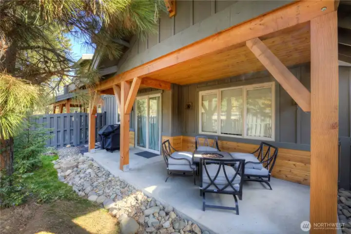 Covered patio Covered patio