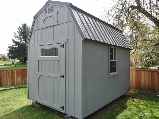 Newer Front Shed by Old Hickory Sheds.