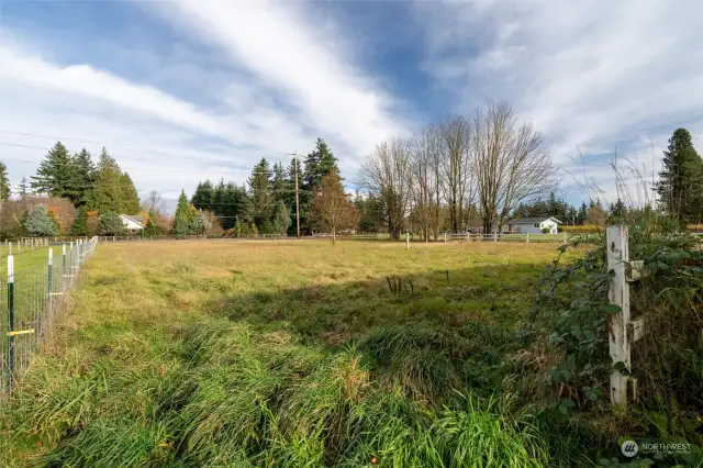 View of the front pasture.