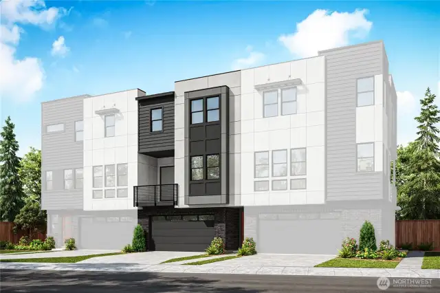 Exterior Rendering- Features, colors and finishes may vary. For marketing purposes only.