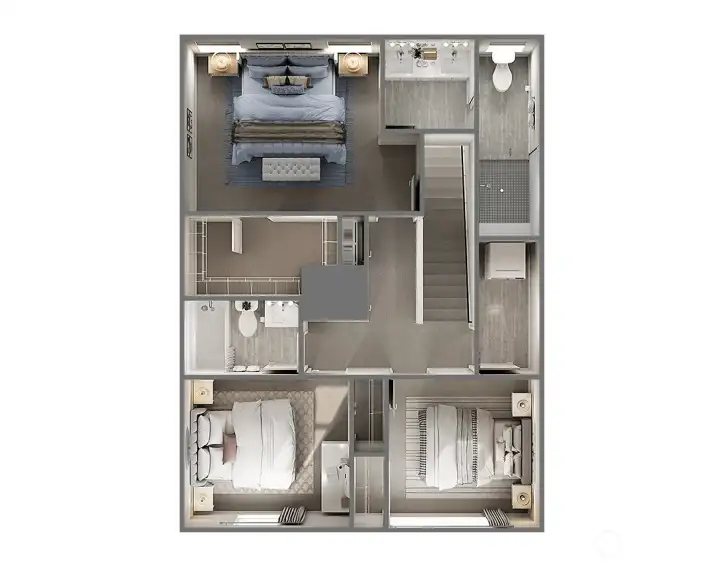 Third floor Features and colors may vary.