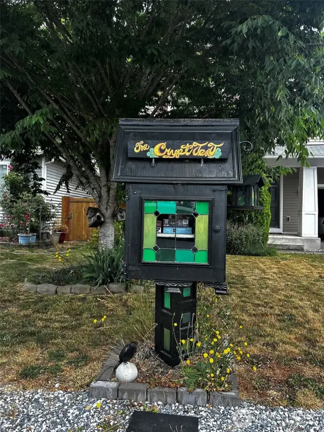 free little library a few doors away