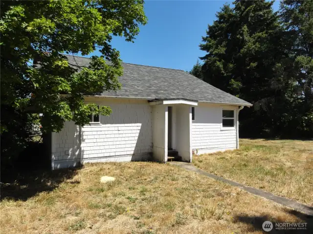 Rear of home.