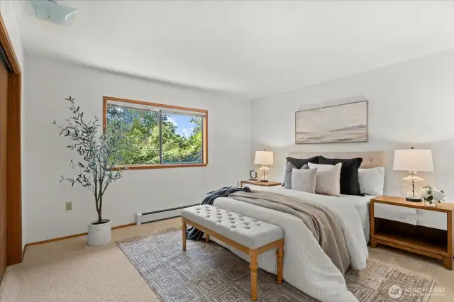 This is the Main floor Primary Bedroom. (BR #1) is ready for all your bedroom upgrading plans