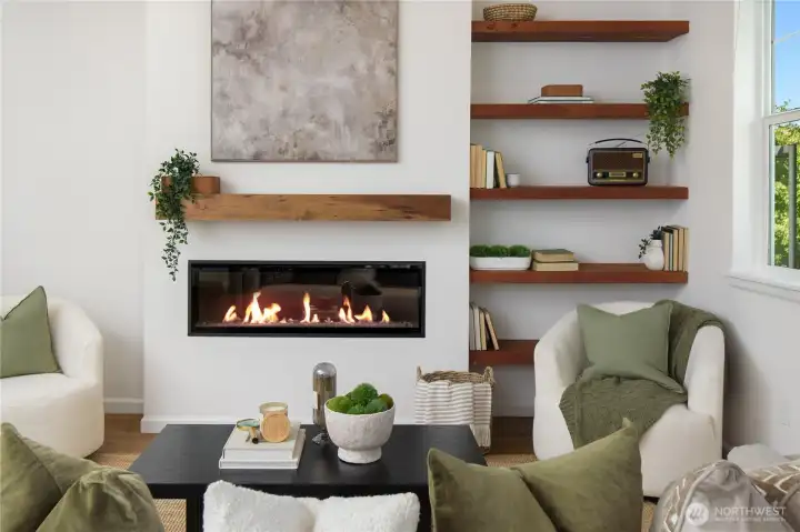 Stylish as well as functional, this home exudes good taste and designer touches throughout.