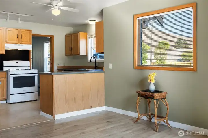 Kitchen with eating space