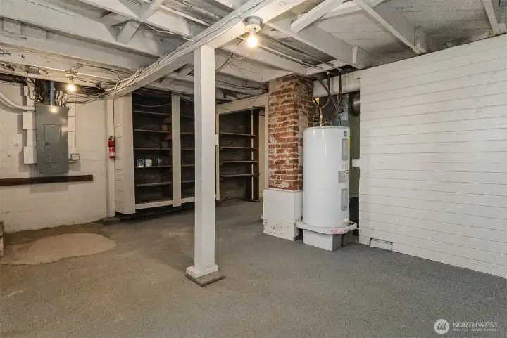 Nice high ceilings in the basement