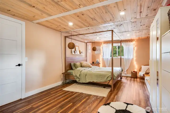 Large second primary bedroom located on lower level