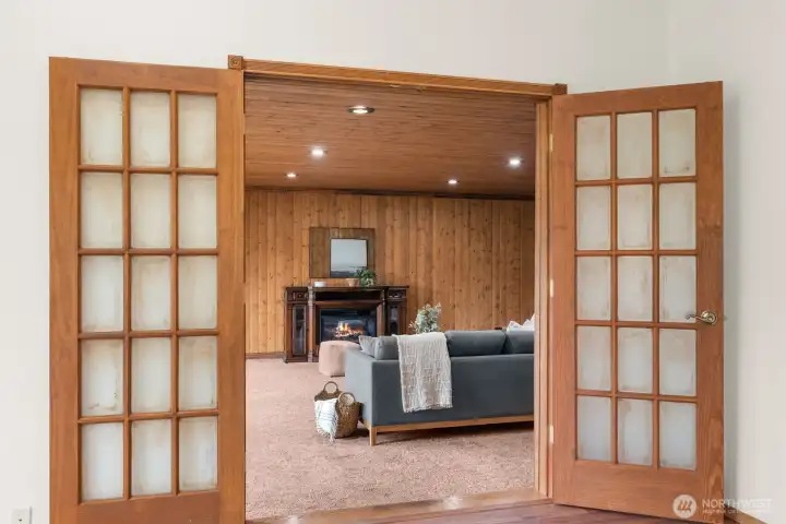 Garage has been converted into a second living area