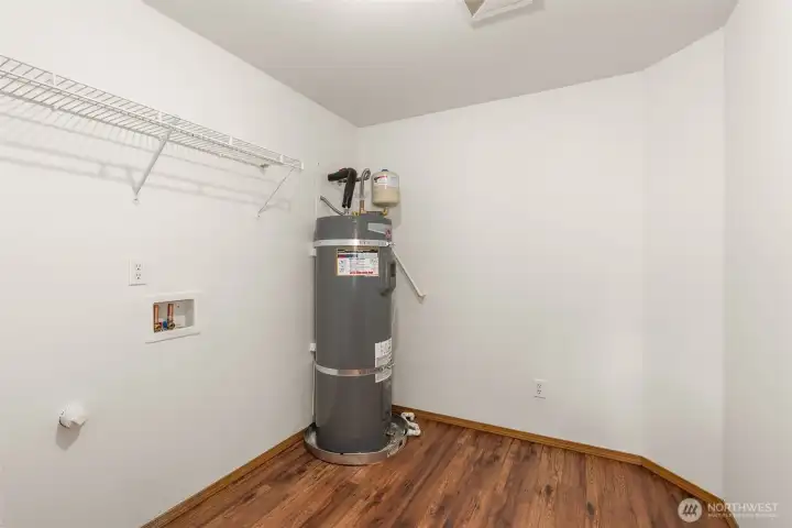 Utility room with plenty of space to spare.