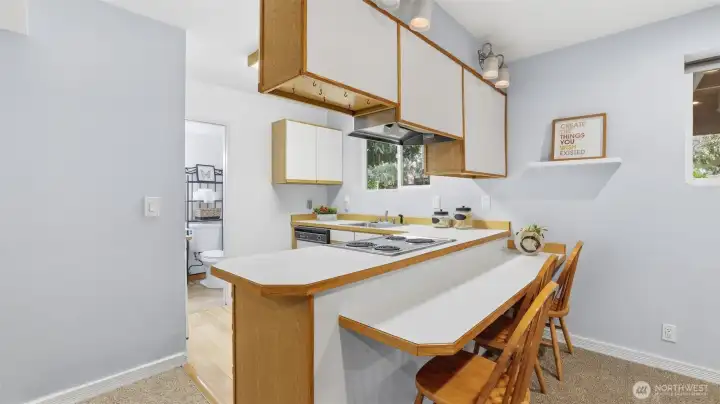 Flexible lower-level living space with kitchenette—ideal for rental income or multigenerational living