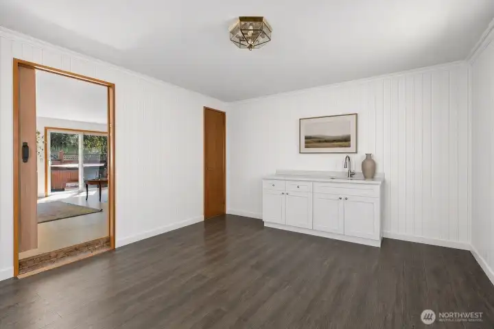 step down Den with wet bar step down Den with wet bar